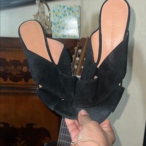 Sigerson Morrison Black suede Women's Shoes, size 8